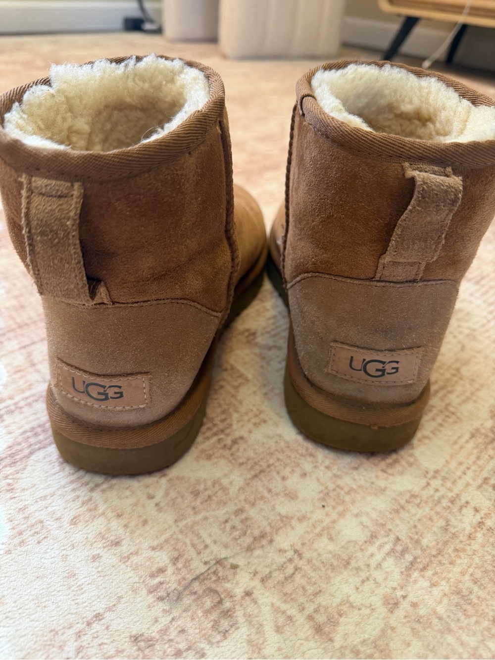 UGG Classic Mini Boot in Chestnut - Picture 3 of 6